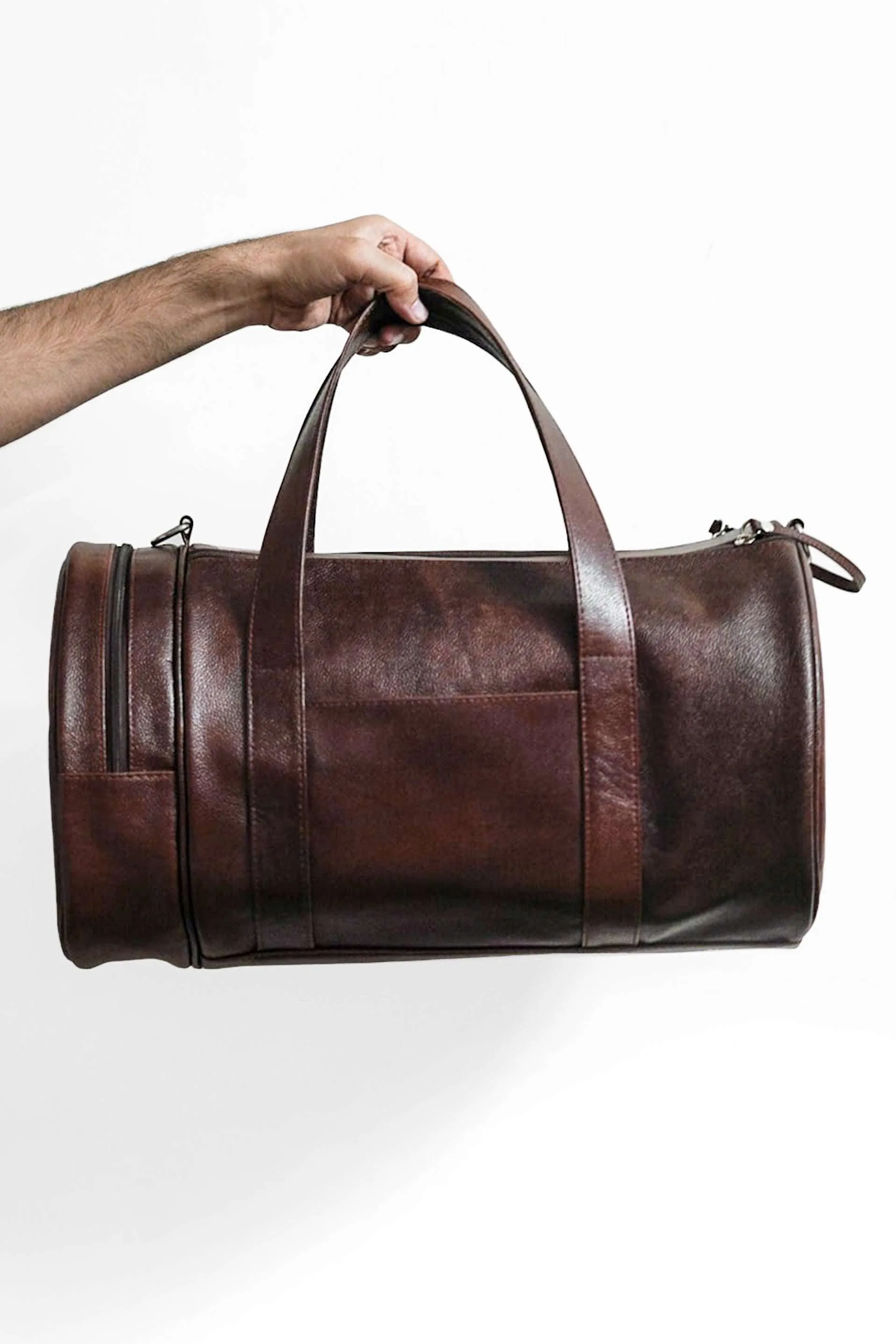 TP KORDOVAN's Weekender Leather Duffel Bag / Travel Bag