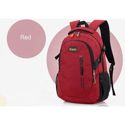 Unisex School Bag Waterproof Nylon Brand New Schoolbag Business Men Women Backpack Polyester Bag Shoulder Bags Computer Packsack