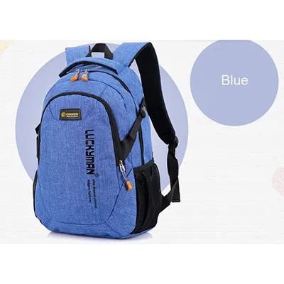 Unisex School Bag Waterproof Nylon Brand New Schoolbag Business Men Women Backpack Polyester Bag Shoulder Bags Computer Packsack