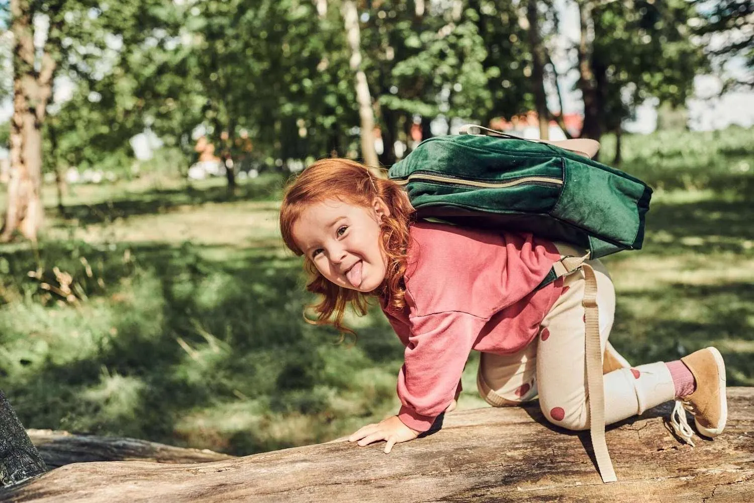 Velvet Backpack BAKKU green | Velvet School Backpack