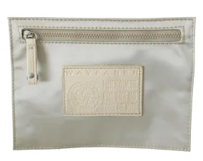 WAYFARER White Zippered Coin Holder Wallet