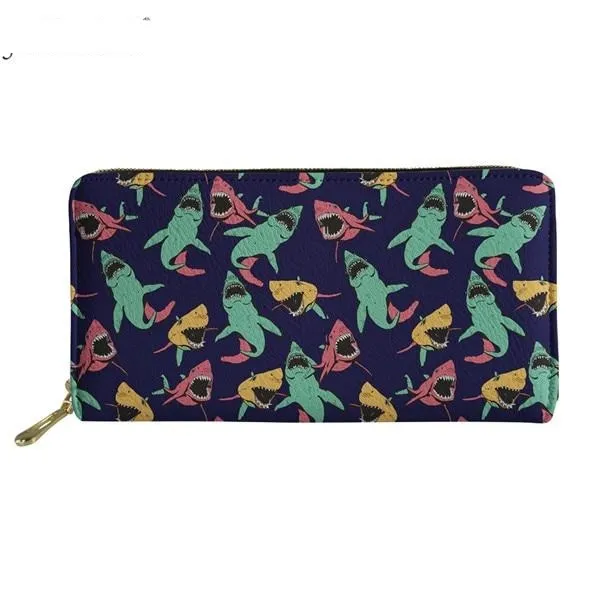 Women Wallets: Shark Print