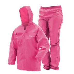 Youth Ultra-Lite Rain Suit - Pink, Medium